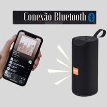 Caixa de Som Bluetooth USB Rádio Cartão de Música
