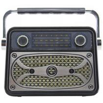 Caixa De Som Bluetooth USB SD Rádio FM Vintage EL1706BT