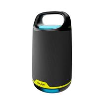 Caixa De Som Bluetooth Waaw Boom 200 80W Prata Bivolt Caixa De Som Bluetooth Waaw Boom 200 80W Prata Bivolt