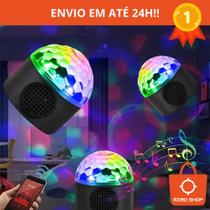 Caixa De Som Bola Maluca Bluetooth Com Bluetooth MP3 LED USB MP3 Caixinha Portátil Magic Cristal