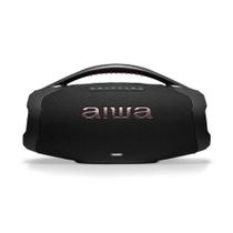 Caixa De Som Boombox Aiwa AWS-BBS-01B 200w IP66 30hs De Bateria Preto