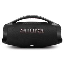 Caixa de Som Boombox Plus AIWA 200W BT 30H IP66 USB Preto - BBS-01-B