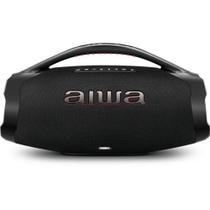 Caixa de Som Boombox Plus AIWA BBS-01-B 200W BT 30H IP66 USB Bivolt Preto AWS-BBS-01-B