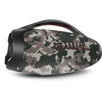 Caixa De Som Boombox Plus Aiwa BBS-01-BG 200w Bt 30h IP66 USB Cinza Boombox Bivolt