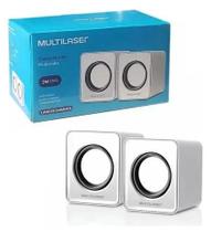 Caixa de Som Branca Multilaser Usb Para Pc e Nootbook Kit com 10 Pares Caixa de Som Branca Multilaser Usb Para Pc e Nootbook Kit com 10 Pares