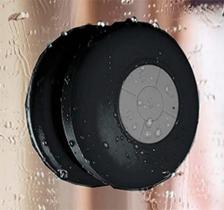 Caixa de som bts-06 preta 3w bluetooth a prova da agua