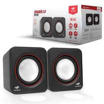 Caixa De Som C3 Para Notebook Computador 3W P2 Usb Preta