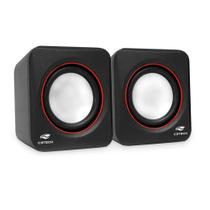 Caixa de Som C3 Tech 2.0 Portátil 3W RMS Preta - SP-301BK