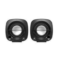 Caixa de Som C3Tech SP-303BK 2.0 USB + P2 3W RMS, Preta