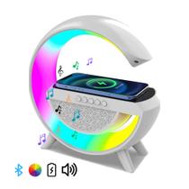 Caixa De Som Carregador E Luminária G Speaker Smart Station - LELONG
