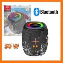 Caixa De Som Caxinha Bluetooth Tws Mp3 Usb Fm Pc Cx Celular IPX6 RGB 50W Kapbom