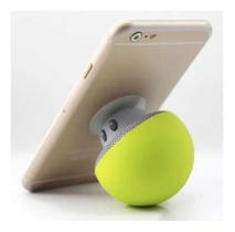 Caixa de Som Cogumelo Celular Com Ventosa