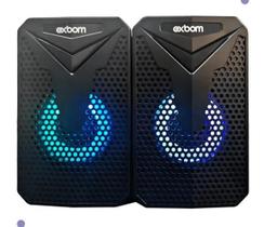 Caixa De Som Com Fio 2.0 10wp2usb para Pc E Notebook Csc54 Caixa De Som Com Fio 2.0 10wp2usb para Pc E Notebook Csc54