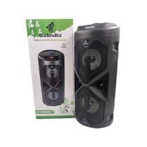 Caixa De Som Com Karaoke Bluetooth, Usb, Radio Fm - Goldenultra