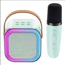 Caixa De Som Com Microfone Infantil Caixinha Bluetooth Sem Fio