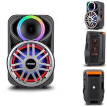 Caixa de Som com Rádio FM Mini System Recarregavel Bluetooth Entrada Cartão SD 300 Watts Lenoxx Caixa de Som com Rádio FM Mini System Recarregavel Bluetooth Entrada Cartão SD 300 Watts Lenoxx