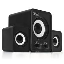Caixa de Som com Subwoofer 2.1 para PC e Notebook Knup - KP-7023