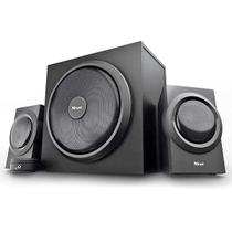 Caixa de Som com Subwoofer Speaker Set Yuri 2.1 120W com Fio Som Potente Powerful Bass Trust