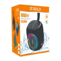 Caixa De Som Compacta Portátil Bluetooth A'gold Sm-23 USB Cartão de Memoria Pendrive Festas Potente