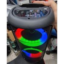 Caixa de som completa amplificada 200w portatil