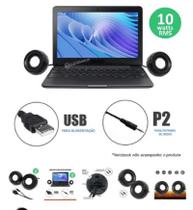 Caixa De Som Computador e Notebook Com 10W RMS KP7029 Preto Caixa De Som Computador e Notebook Com 10W RMS KP7029 Preto