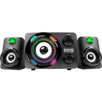 Caixa De Som Computador Pc Potente C/ Sub 2.1 KMEX GAMER SS9800 USB PRETO - k-mex