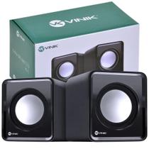 Caixa de Som Cor Preto Para Setup Gamer Computador e Notebook Acer Dell Samsung 5v 1w 2x P2 2.0 Com Controle Volume Caixa de Som Cor Preto Para Setup Gamer Computador e Notebook Acer Dell Samsung 5v 1w 2x P2 2.0 Com Controle Volume