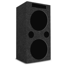 Caixa De Som Corujinha Residencial Furo 2 Alto Falante 6" Player 1 Din Vertical Dutada Vazia