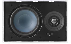 Caixa de som de embutir retangular 100w rms aat lr-e100 tweeter pivoltante