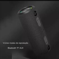Caixa De Som Dupla Encaixe Tws 2 Em 1 Bluetooth Ipx5 Grave Cor Preto 110v/220v