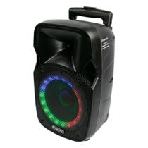 Caixa de Som Ecopower EP-S700 - USB/SD - Bluetooth - 400W - Com Microfone - 8'' - Preto