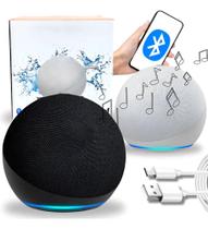 Caixa De Som Estilo Alexa Com Led Som De Alta Qualidade Usbc Caixa De Som Estilo Alexa Com Led Som De Alta Qualidade Usbc
