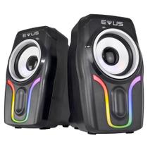 Caixa de Som Evus AS-225D Color Wave 2.0 RGB Caixa de Som Evus AS-225D Color Wave 2.0 RGB