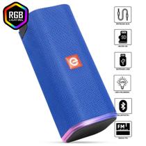 Caixa de Som Exbom Portátil Azul Som Limpo, Design Moderno e Conexão Bluetooth! Caixa de Som Exbom Portátil Azul Som Limpo, Design Moderno e Conexão Bluetooth!