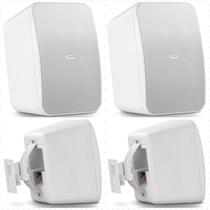 Caixa de som Frahm CS6 Branca Kit com 4 caixas