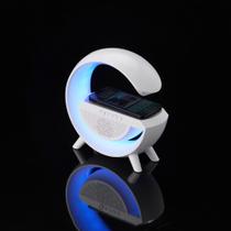 Caixa de Som G Carregador Indução Bluetooth 5.2 15W 6 Modos Iluminação