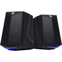 Caixa De Som Gamer 2.0 Crusade 6w Led Azul Vx Gaming Vinik