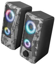 Caixa de Som Gamer 8W RGB Controlador Volume Camuflada