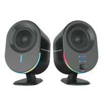 Caixa De Som Gamer Bluetooth Rgb 70W Tomate