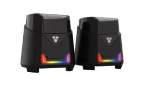 Caixa de Som Gamer Estreo GS205 Hellscream RGB Preto Fantech