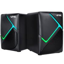 Caixa de Som Gamer Gamer Vinik Constelation, 6W 2.0, LED Rainbow, Cabo USB, Alto Falante 52mm, Preto - VSPKG6WCTL