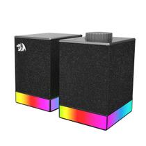Caixa de som gamer glyph rgb preto gs517 redragon Caixa de som gamer glyph rgb preto gs517 redragon
