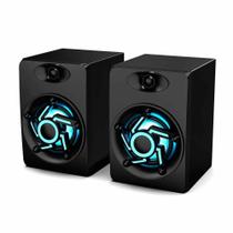 Caixa de Som Gamer Havit SK706 2.0 RGB USB Preta