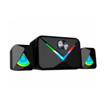 Caixa de Som Gamer K-Mex SS-8012 RGB P2 11W RMS Stereo Preto - SS8012U0001CB1X