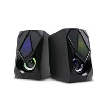 Caixa de Som Gamer Multilaser Audio 2.0 12W RMS RGB SP951