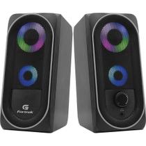 Caixa de Som Gamer Multimídia para PC 2.0 Fortrek Black Hawk com RGB Caixa de Som Gamer Multimídia para PC 2.0 Fortrek Black Hawk com RGB