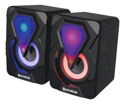 Caixa De Som Gamer Para Computador Not Led Rgb P2 Pc021 Pt Caixa De Som Gamer Para Computador Not Led Rgb P2 Pc021 Pt