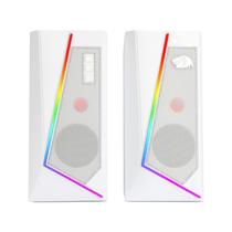 Caixa De Som Gamer Redragon Anvil Gs520w Rgb 10w Branco 5v