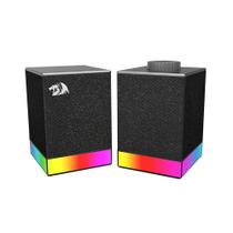 Caixa de Som Gamer Redragon Glyph 2.0 RGB GS517 Preto Caixa de Som Gamer Redragon Glyph 2.0 RGB GS517 Preto