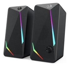 Caixa De Som Gamer Redragon Gs510 Waltz Rgb Preto